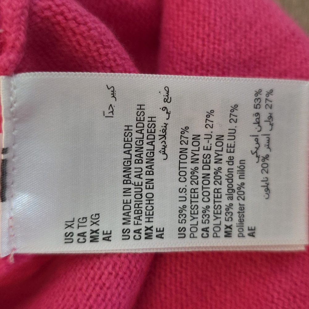 ON 34th Fuchsia Sweater XL NWT Bright Pink Knit Cozy Minimalist Preppy - Picture 11 of 14